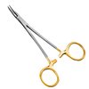 AAProTools No Scalpel Vasectomy Forceps Curved 5.5" Gold Handle