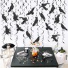 24 Pcs Crow Hanging Swirls Crow Ceiling Decorations Black Crow Party Decorations Crow Party Supplies for Crow Birthday Party Decorations Halloween Party Decorations