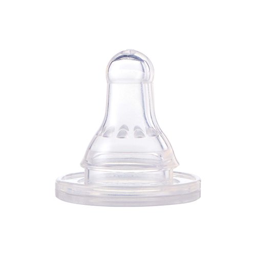 NUK First Essentials Replacement Baby Bottle Nipples, 6 Pack