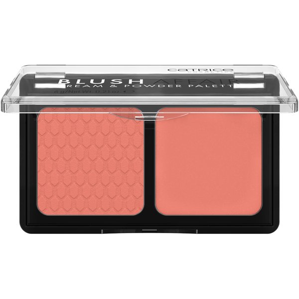 Catrice | Blush Affair Cream & Powder Palette | Highly Pigmented Radiant Cream & Soft Matte Powder | Vegan & Cruelty Free (040 Peach Passion)