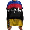 Venezuela Vintage Flag Venezuelan Professional Barber Cape,Polyester Hair Cutting Salon Cape,Water And Stain Resistant Apron,Cutting Hair Beard Hairdressing Cape Anti-Static Haircut,56.7×66.9 Inch (1