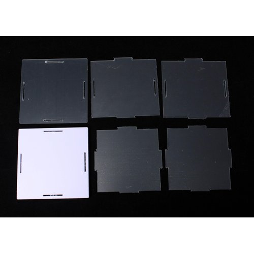 IDAFSA Clear Acrylic Display Case,Display Box Stand with White Base,with Door, Dustproof Protection Showcase for Collectibles Memorabilia Figurines ,12 Size Options(4x4x4inch;10x10x10cm)