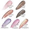 Glitter Eyeshadow,Liquid Shimmer Glitter Metallic Eyeliner Makeup,Long Lasting,Quick-Drying,Gel-Based Formula,Multi-Dimensional Eye Looks Eye Shadow Kits Gift