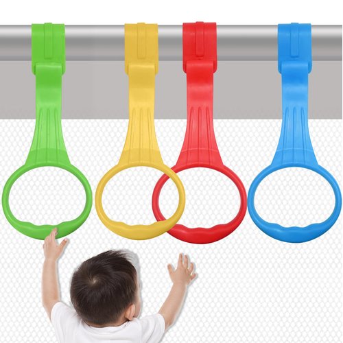 Baby Pull Up Ring Learn to Walk Stand up Assist Baby, Universal for Baby Playpen and Crib 4 Color
