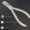 faruijie Dental Cutter Plier - Braces Orthodontic Ligature Plier Professional Stainless Steel Dental Plier Pin and Ligature Wire Cutter Orthodontic Light Wire Cutting Pliers