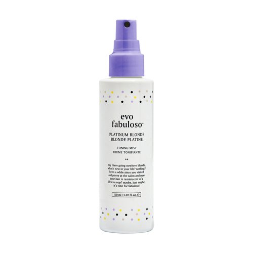 evo Fabuloso Platinum Blonde Toning Mist - Platinum Hair Toner - Enhances Vibrancy, Neutralizes Y...