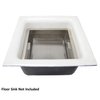 GSW FS-BSI Floor Sink Basket, 8-1/2 x 8-1/2 x 3"