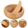 Beaupretty Skin Care Kit Mask Bowl Set Cute Small Skin Care Mask Bowl Bamboo Mask Mixing Bowl Makeup Cosmetic Tool for Ladies Women DIY Skin Care Cosmetics Clay Tools