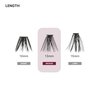 i-ENVY 50D Extension Cluster Individual Lashes, Easy to Apply, Flat Tapered-End Root, Pre-fanned Volume Lashes, J Curl with Soft Fiber, Quick Application for Salon Quality & Result (Medium-56Clusters)