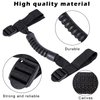 4 x Roll Bar Grab Handles Grip Handle for Jeep Wrangler YJ TJ JK JKU JL JLU Sports Sahara Freedom Rubicon X & Unlimited 1955-2024 (Black)