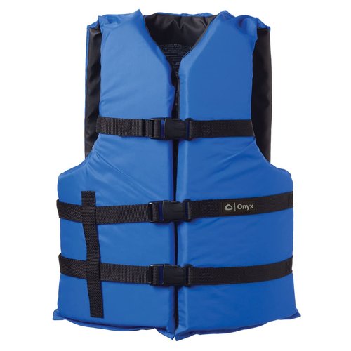 ONYX General Purpose Boating Life Jacket, Universal, Blue