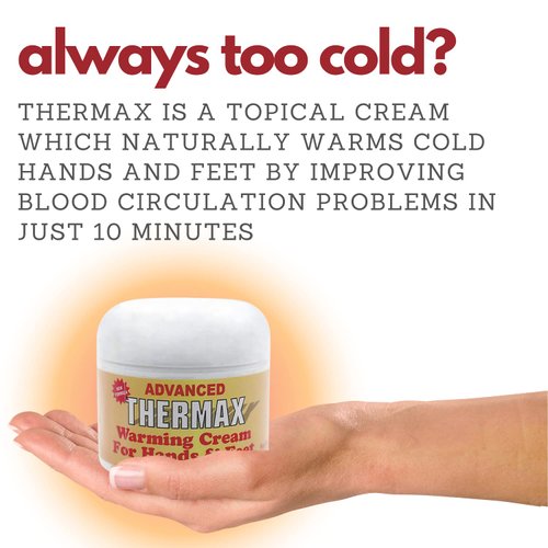 Verseo Thermax Warming Cream Warm Skin Cream for Cold Hands Feet Hand Warming Cream 2 OZ