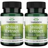 Swanson Shilajit Extract - Herbal Supplement Promoting Cell Growth Support - Natural Formula for Overall Wellness - (400 Milligrams 60 Veg Capsules) 2 Pack