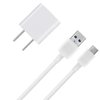 Genuine Charging 1A Wall Kit Upgrade Compatible with Motorola Moto X Style 32GB as a Replacement Plus Detachable Hi-Power USB-C 2.0 Data Sync Cable! (White 110-240v)