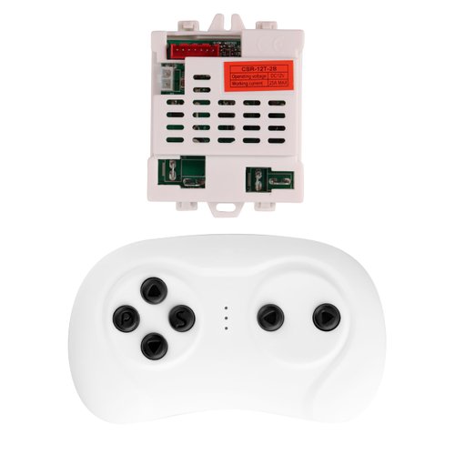 Kids Ride On Car 2.4G Bluetooth Remote Control and CSR-12T-2B Receiver Control Box Motherboard Kit for Children Electric Ride On Tractor Replacement Parts