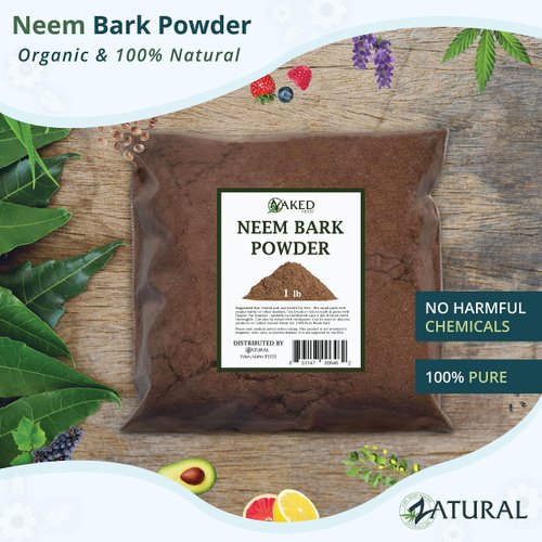 Neem Bark Powder 16ounce-Dental and Digestion Support-Tooth Powder-Pure Neem Bark Powder