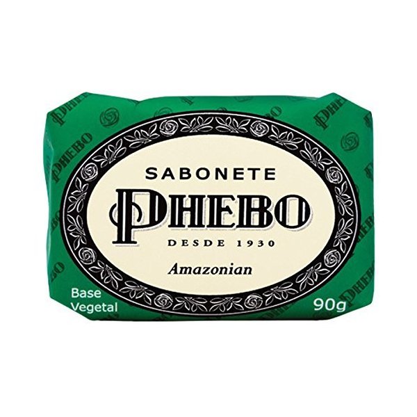 Linha Tradicional Phebo - Sabonete em Barra de Glicerina Amazonian 90 Gr - (Phebo Classic Collection - Glycerin Bar Soap Amazonian Soap 3.2 Oz)