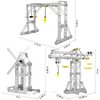 Metal Building Toys, 273pcs 3 in 1 Tower Crane & Frame Crane & Windmill Metal Model Set,Erector Sets for Boys Age 8-12,DIY Building Stem Projects Toys for Kids,Birthday Gifts for Model Crane Fan