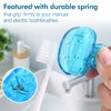 Nincha Snap-on Toothbrush Head Cover for Manual and Powered Toothbrush - Multiple Colors -Pack of 6