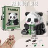 MJDDJA Mini Building Blocks- Bamboo Panda, Party Favors- Micro Blocks Panda Toy for Kids 6 7 8 9 10+, Mini Blocks Building Sets for Adults, Easter/Birthday for Boys and Girls(504PCS)