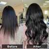 Straight Human Hair Clip In Hair Extensions For Women 8pcs 70g/pack Clip in Real Hair 100% Remy Virgin Human Hair Clip In Hair Extensions Real Human Hair Dark Brown 18inch