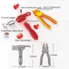 ENHANA Building Blocks Separator Tool Kit Brick Tools Technic Blocks Tool Set Including 1 Multi-Functional Hammer，1 Pliers，1 Tweezers 8 Brick Separator