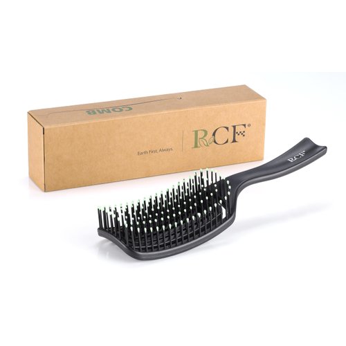 RCF 3D Elastic Massage Anti-Frizz Paddle Hair Brush,