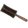 Ibiza Hair Professional Boar Hair Round Brush (H6, 80mm) Hybrid Swirled Boar/Nylon Bristles & Hardwood Handle, Create Irregular Curls or Straight Looks, For Course or Frizzy Hair, Add Texture & Shine