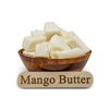 Raw Mango Butter 16 oz. / 1 lb. Jar CHUNKS - 100% Pure Natural Unrefined - Great for Skin and Hair Growth. DIY Soap Making, Body Butter, Lotions and Creams.