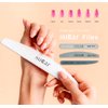 Skynail by Sugar 5PCS Nail File Set Grit 100/100 Professional Long-Lasting Reusable Double Sided Emery Board Nail Styling Tools for Home and Salon Professionals