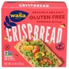 Wasa, Gluten Free Sesame & Sea Salt Crispbread, Net wt. 6.1 Oz
