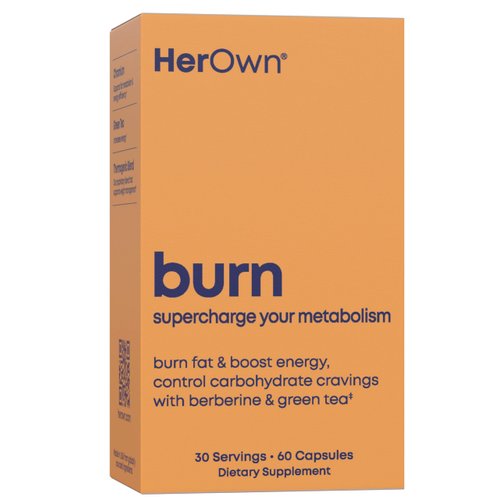 her own Boost, Helps Boost Energy, Supports Metabolism, Proprietary Thermogenic Blend, Green Tea Leaf Extract, Gluten and Soy Free, Vegan, 60 Capsules, 30 Servings, Small, Multi