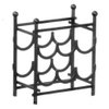 Dollhouse Miniature 1:12 Scale Black Wine Rack #S8504