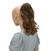 CAISHA 14" Wavy Clip On Ponytail With Butterfly Clip Hairpiece Heat-resistant Synthetic Fibres Brown Mix H96