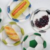 PTECDROTS 40 Pcs Soccer Party Plates Decorations - Including 9" Soccer Plates Disposable Dessert Plates for Kids Soccer Theme Fan Sports Event Game Day Soccer Party Supplies