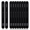 Makartt Nail File 100 180 Grit Emery Boards for Nails 10pcs Black Nail Files Professional Washable Doubled Sides Nail File Kit for Natural Acrylic Nails Coarse for DIY Salon Use