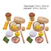 2 Sets Kids Pretend Play Toy Kitchen Cooking Toy Steamed Toy Food Chinese Breakfast Food Play Set Dollhouse Furniture (26Pcs)