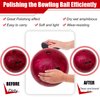 12 Pieces Bowling Sanding Pads Grit 200, 400, 500, 800, 1000, 1200, 1500, 2000, 2500, 3000, 4000, 5000, Round Bowling Ball Spinner Bowling Ball Sand Pads Resurfacing Polishing Cleaning Kit