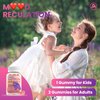 Saffron Gummies for Kids Adults 88.5mg, 15-in-1 Saffron Supplements for Kids, with B6, B12, C, D3, Magnesium Glycinate, Zinc for Nerve, Rest, Focus, Sugar Free, Vegan, Non- GMO, Peach Flavor, 60 Count