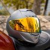 Soman RF-1200 RF 1200 Visor Replacement, X14 Motorcycle Helmet Visor Compatible with RF-1200 CWR-1 X14 Z7 X-Spirit (Gold)