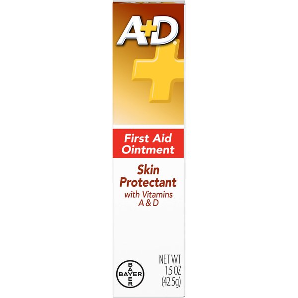 A+D First Aid Ointment Skin Protectant With Vitamin A&D 1.50 oz ( Pack of 2 )