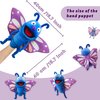 JUSTQUNSEEN Hand Puppet Realistic Plush Puppet 13",Insect Animal Puppets for Kids Insect Stuffed Animal Hand Puppet with Moveable Mouth,Soft Stuffed Insect Puppet Story Toy Puppets Role Play Show Game
