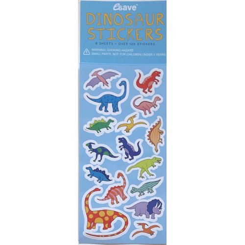 Unique Jurassic World Birthday Party Supplies Favor Bundle Pack includes 8 Loot Bags, 8 Rubber Bracelets, 24 Tattoos, 160 Stickers, 1 Dinosaur Sticker Sheet