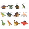 Mini Dinosaur, 24pcs Mini Dinosaur Figures and Dinosaur Skeletons Plastic Small Dinosaur Toys Little Dinosaur Figurine for Dino Cake Topper, Easter Eggs Filler Party Favor Supplies for Christmas