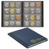 Coin Collection Album 120 Pockets - 3x3cm/1.2x1.2 inch Coin Holder Book Coin Storage Album Money Penny Pocket for Collectors Blue CS0112BL