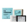MARLOWE. x Danny Duncan No. 069 The Threesome Set, Santal Body Scrub Soap Bar 7 Oz, No. 105 Moisturizing Soap 7 Oz & No. 106 Charcoal Soap Bar 7 Oz, Paraben & Sulfate Free