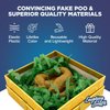 Laughing Smith Crappy Gift - Fake Poo Toy Prank in a Gift Box - Fun Gag Poop Gifts for Kids and Adults - Perfect for Pranksters Who Love Poop Emoji, Poop in a Bag and Human Poop Jokes