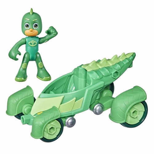PJ Masks Gekko-Mobile Preschool Toy, Gekko Car with Gekko Action Figure for Kids Ages 3 and Up, Green