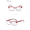 Progressive Multifocus Reading Glasses Women Men Blue Light Blocking, Red 2.0X