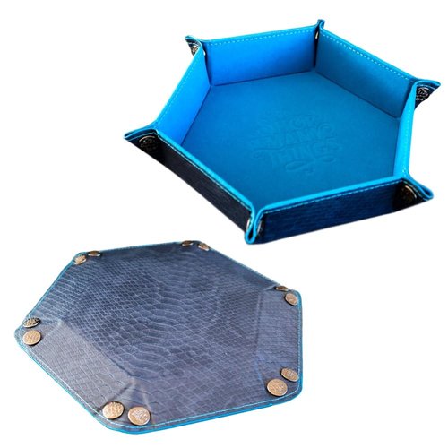 Blue Dragon Leather Dice Tray - The Shop of Many Things